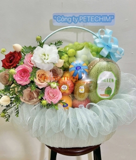Giỏ Hoa Trái Cây Quà Tặng Doanh Nghiệp
