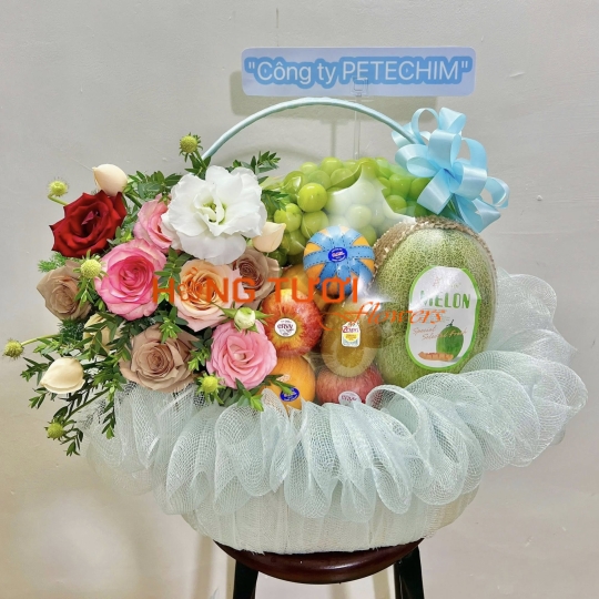 Giỏ Hoa Trái Cây Quà Tặng Doanh Nghiệp