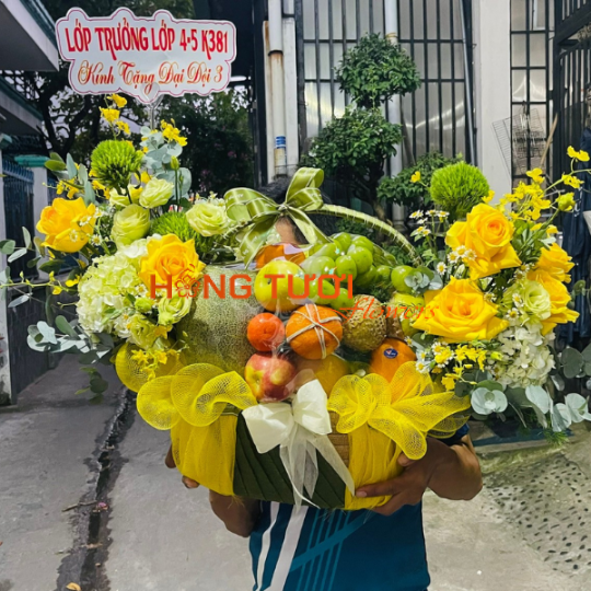 Giỏ Hoa Trái Cây 02 